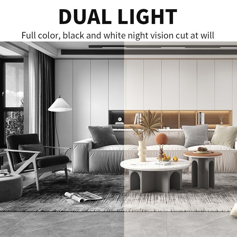 180 Degree Panoramic Smart Ptz Wifi Camera - White