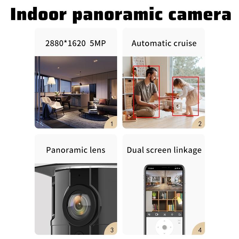 Smart Hd Wireless Ptz Camera - 5Mp Grey