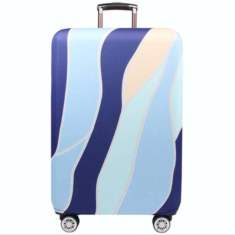 18-21 Inch Travel Suitcase Dust Covers - Elastic & Abrasion-resistant - Blue Ripple