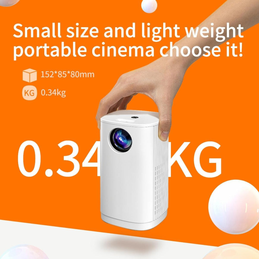 Portable Mini Led Projector - 800 Lumens 480X360 Resolution - Blue