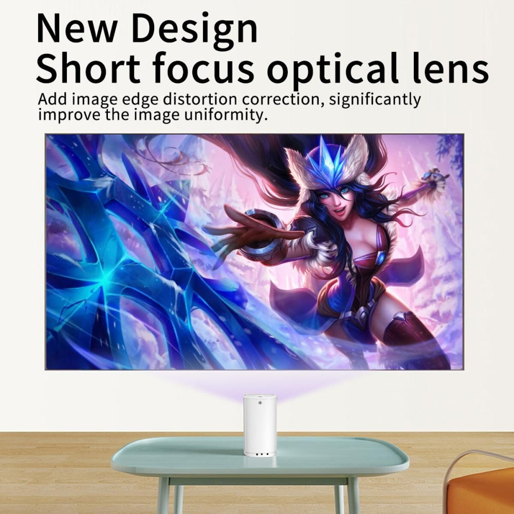 Portable Mini Led Projector - 800 Lumens 480X360 Resolution - Blue