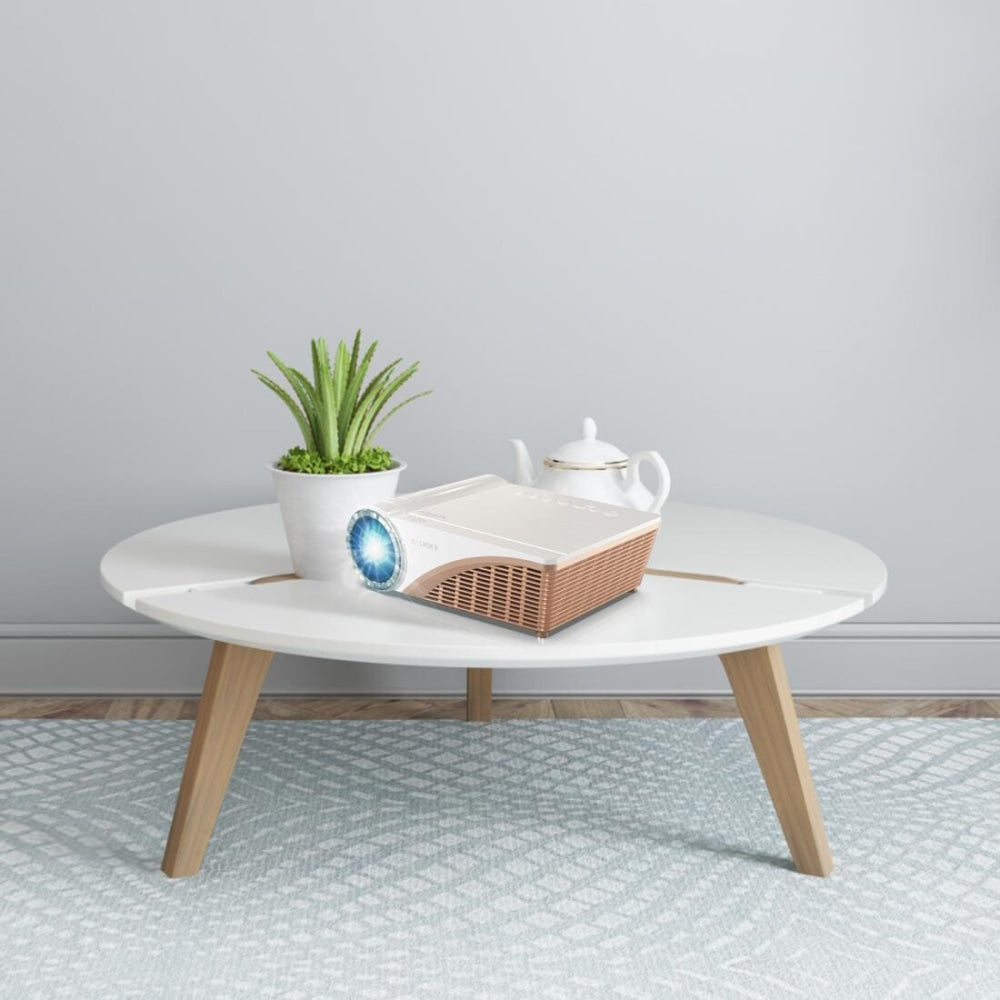 Portable Home Theater Projector - 5500 Lumens Hd Led 1280X720 - White