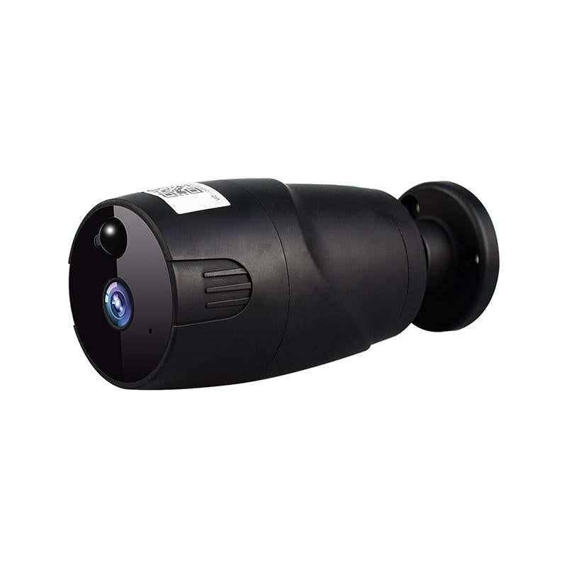 Smart Wifi Camera With Night Vision And Two-Way Audio - Black