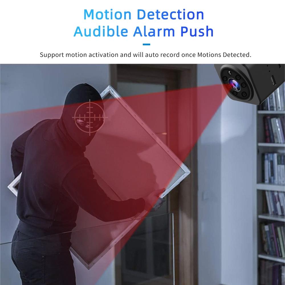 Wireless 1080P Smart Camera With Two-Way Voice Intercom - Black