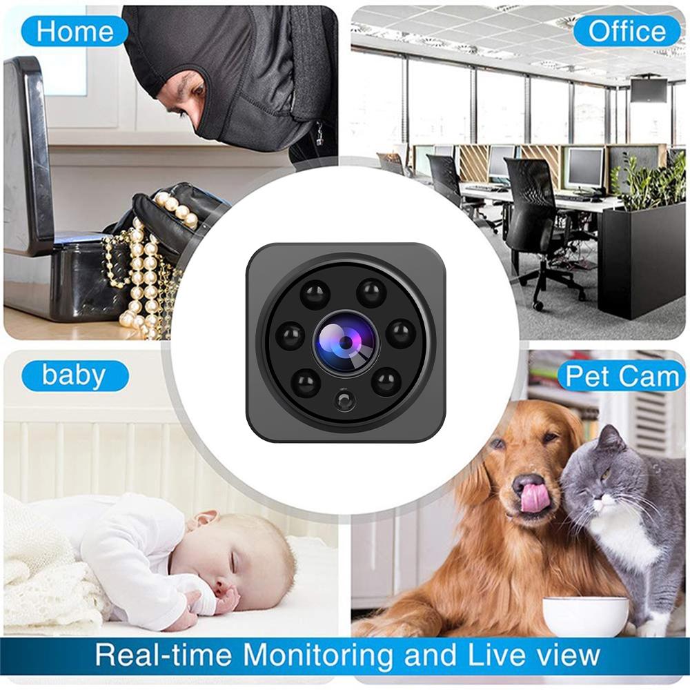 Wireless 1080P Smart Camera With Two-Way Voice Intercom - Black