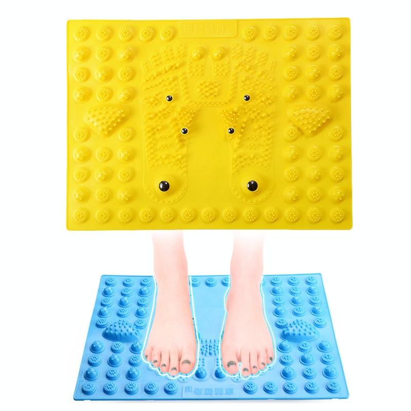 Foot Magnetic Therapy Massage Pad Toe Pressing Board - Yellow