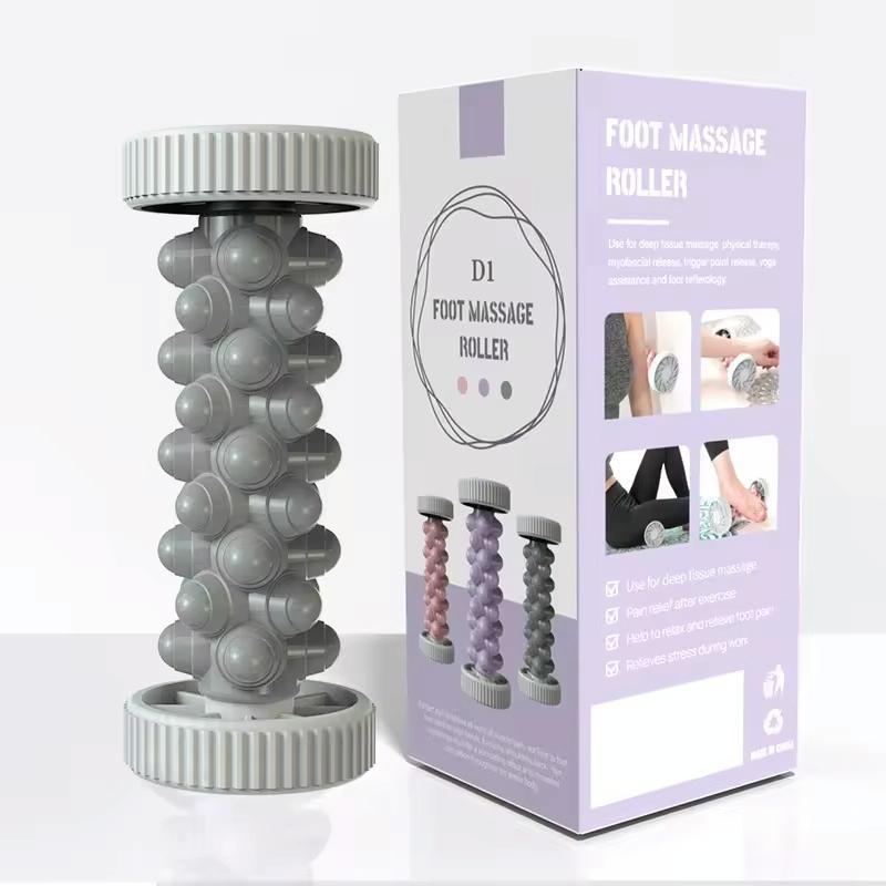 Plantar Fascia Roller For Home Fitness Muscle Relaxation Tool - Gray