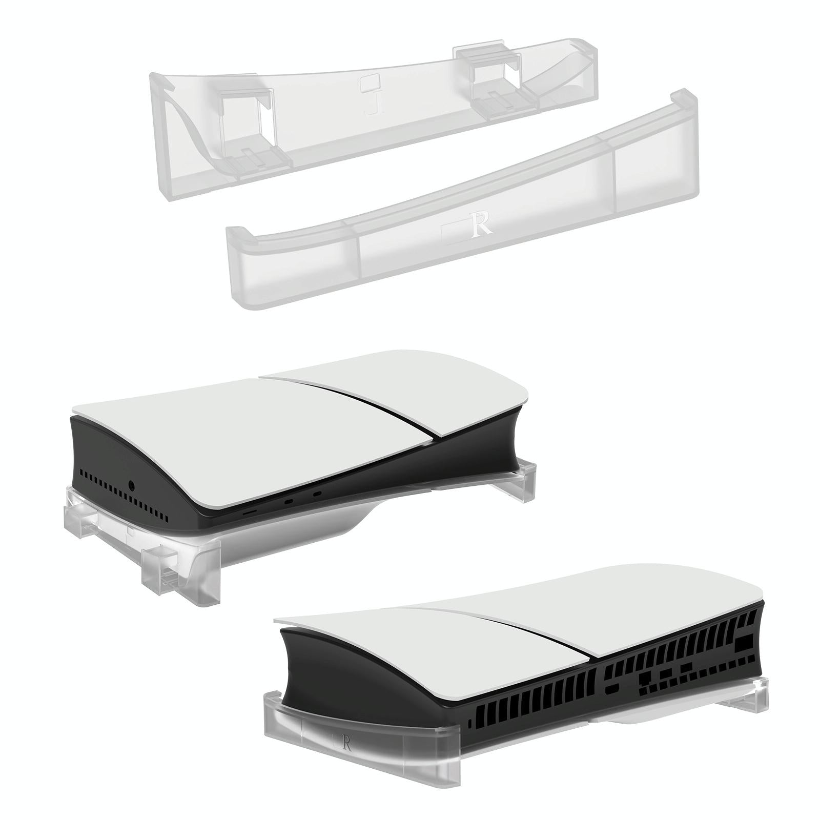 Universal Horizontal Stand For Ps5 Slim - Digital / Optical Drive Version - Transparent