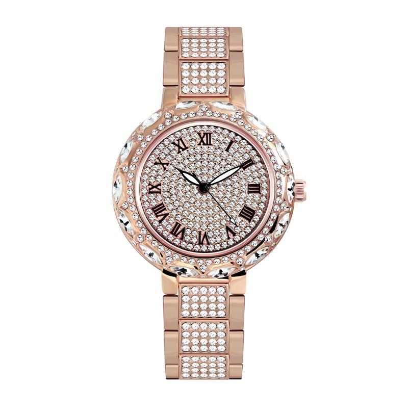 Diamond Chain Watch for Women - Elegant and Timeless - Rose Gold