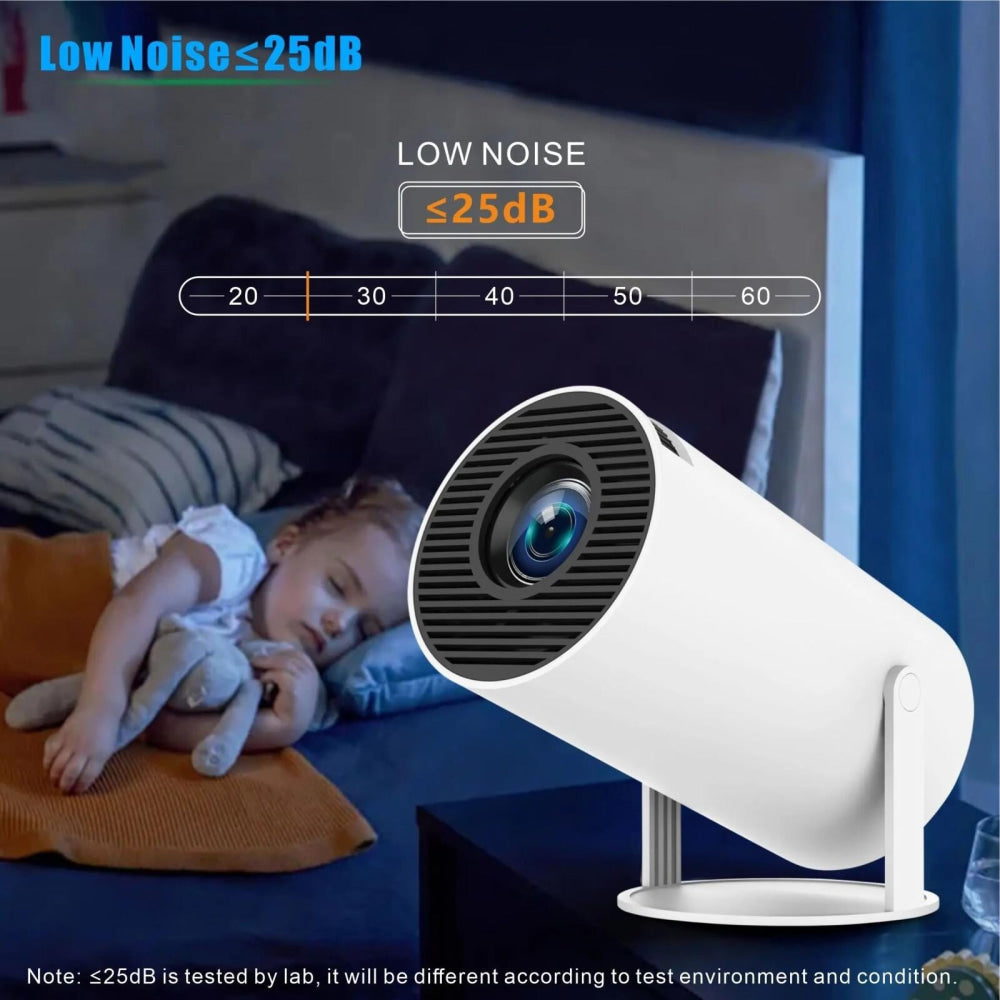 Smart Portable Projector With Android 11.0 System - 120 Lumen