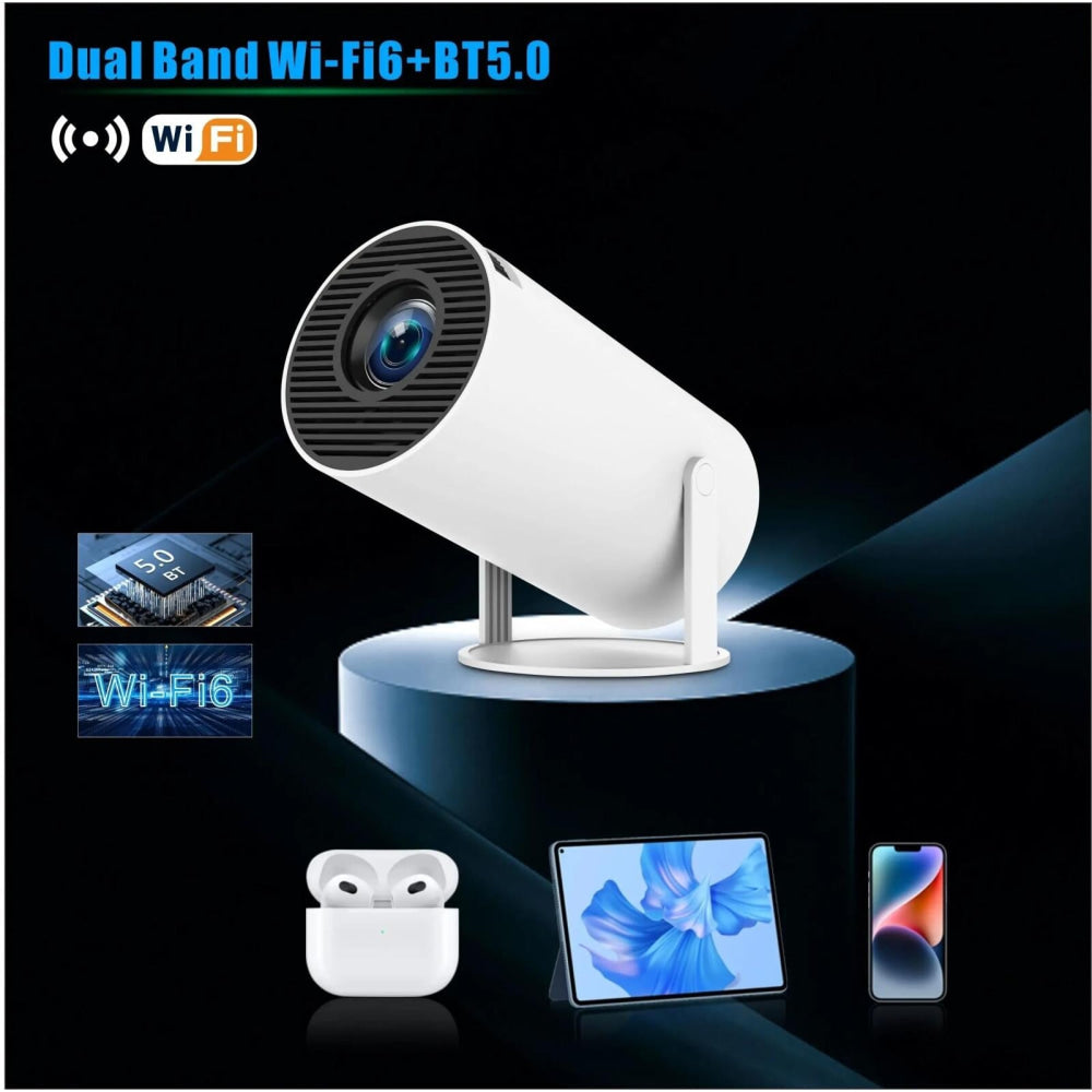 Smart Portable Projector With Android 11.0 System - 120 Lumen