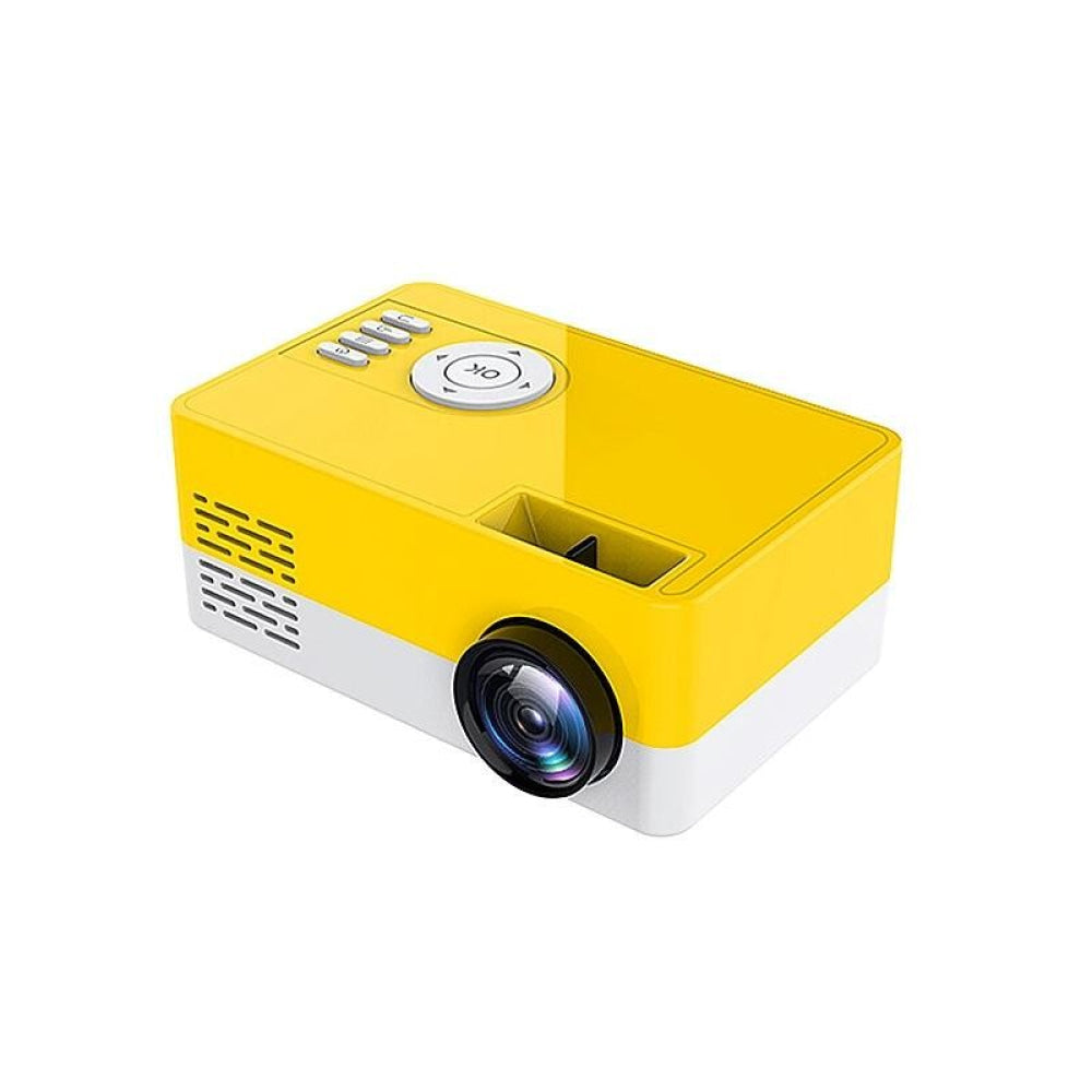 Portable Hd 1080P Led Projector With Tf / Av / Usb Support - Blue White
