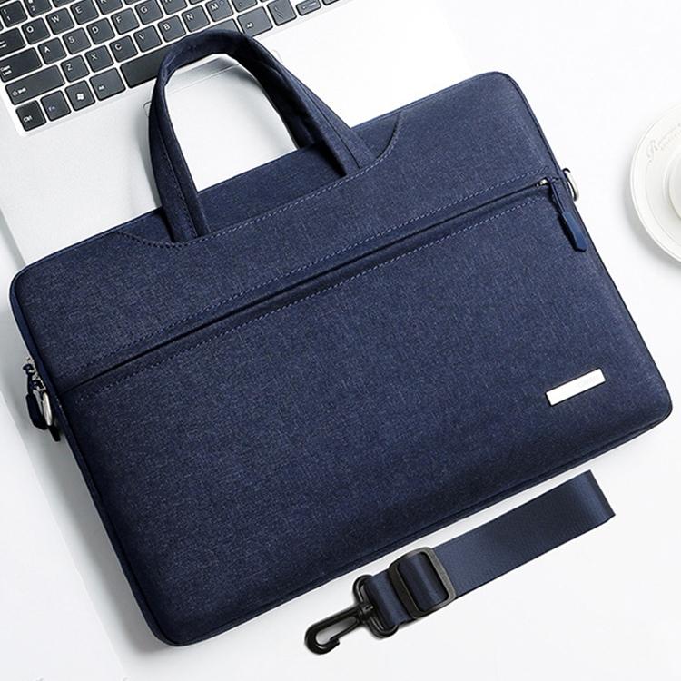 16.1 Inch Inner Bag with Shoulder Strap for Handbag or Laptop - Dark Blue