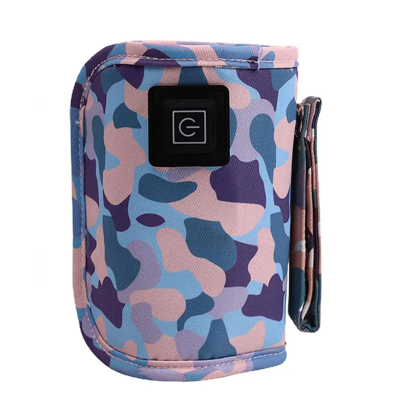 Vibe Geeks 3 Temperature Insulated Milk Baby Bottle Warmer- Usb Plugged-in - Blue