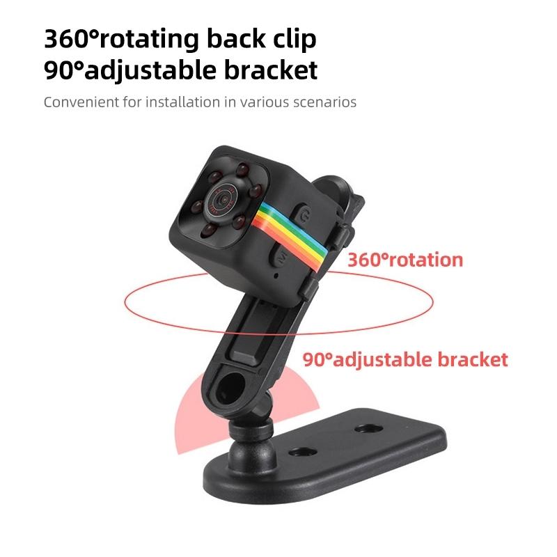 Hd Mini Sport Camera With Night Vision & Tf Card - Red