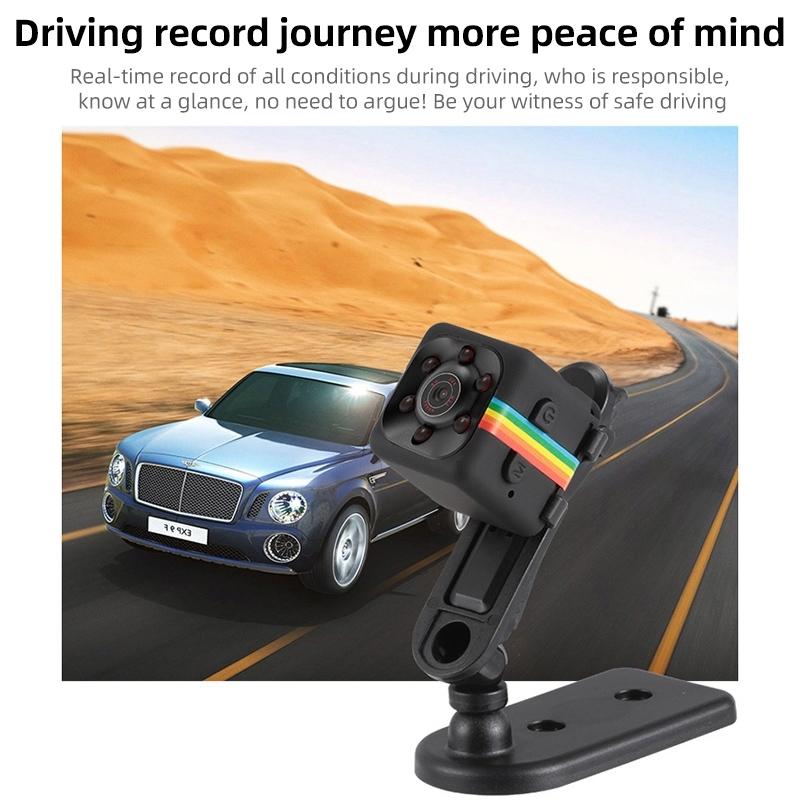 Hd Mini Sport Camera With Night Vision & Tf Card - Red