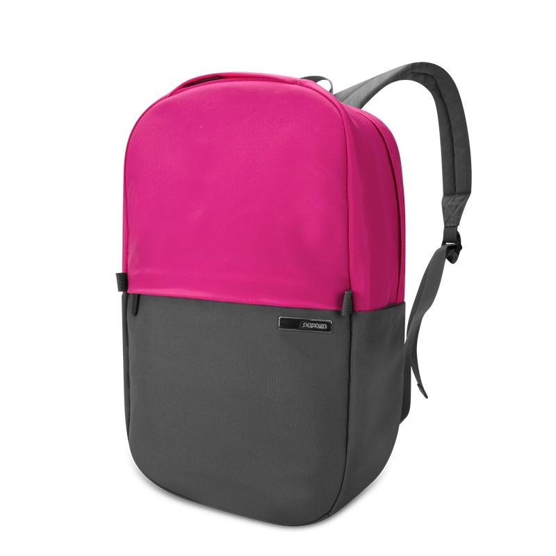 Xy Series Multi-functional Backpack for 13.3 Inch Laptop - Fashion Colour Matching - Rose Red