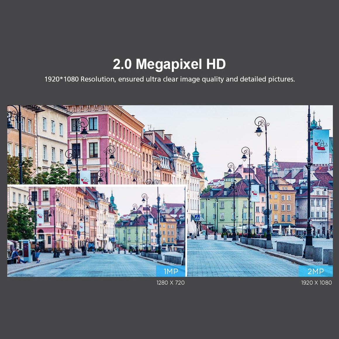 Outdoor Ptz Camera With 1080P Hd Two-Way Audio Motion & Humanoid Detection Colour Night Vision Tf Card Support