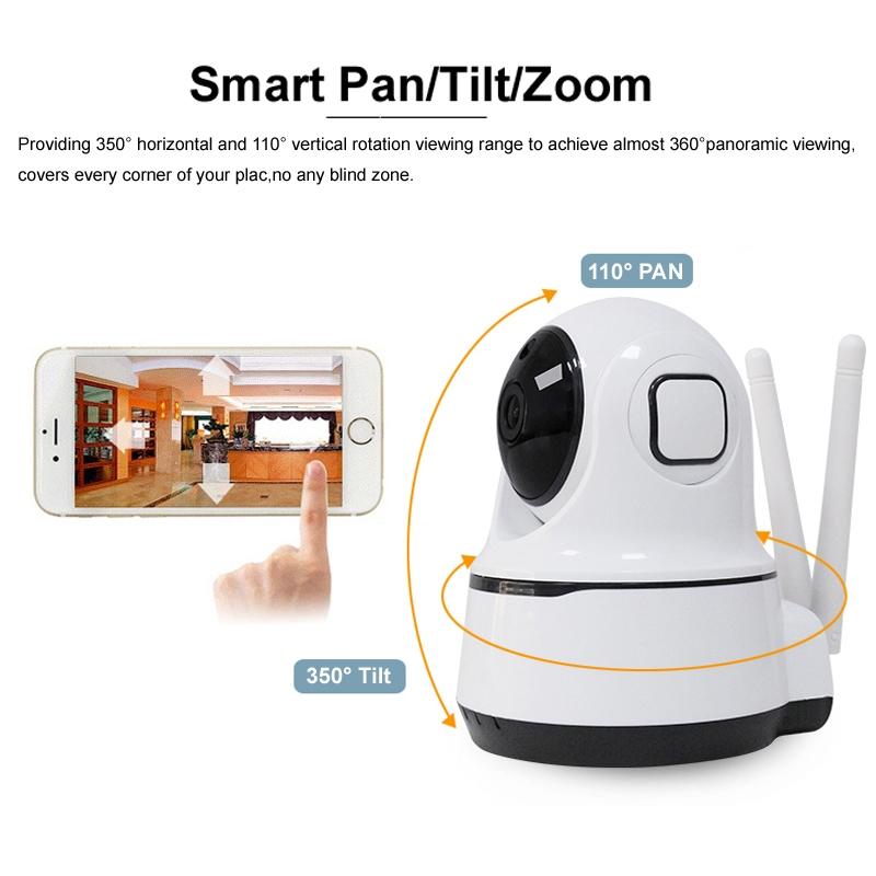 1080P Wireless Ip Camera With Motion Detection & Night Vision