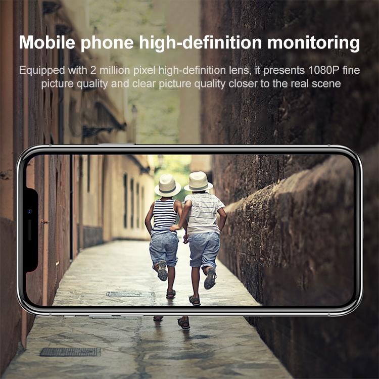 1080P Hd Wall Lamp Smart Camera With Full-Colour Night Vision Motion Detection Voice Intercom And Tf Card Support