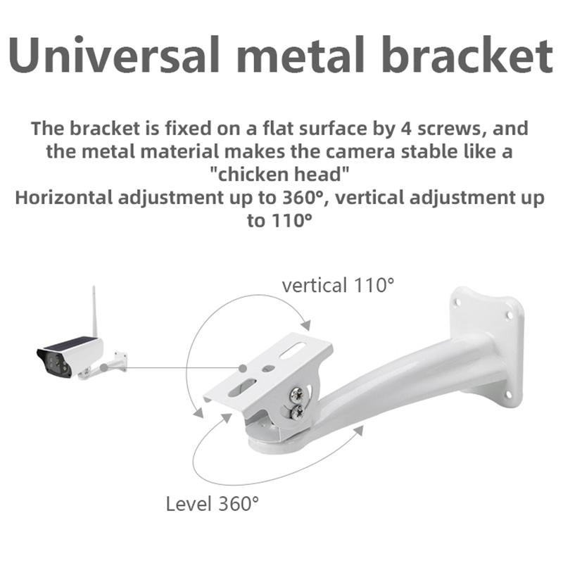 1080P Solar Power Security Camera With Motion Detection & Waterproof Design