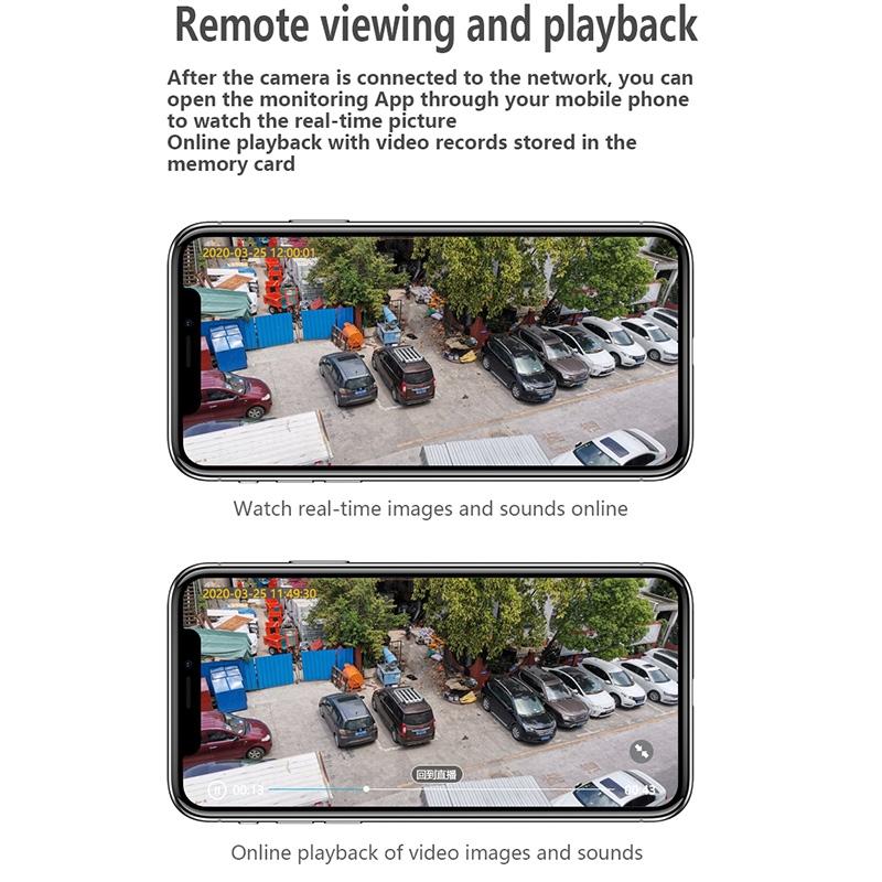 1080P Solar Power Security Camera With Motion Detection & Waterproof Design