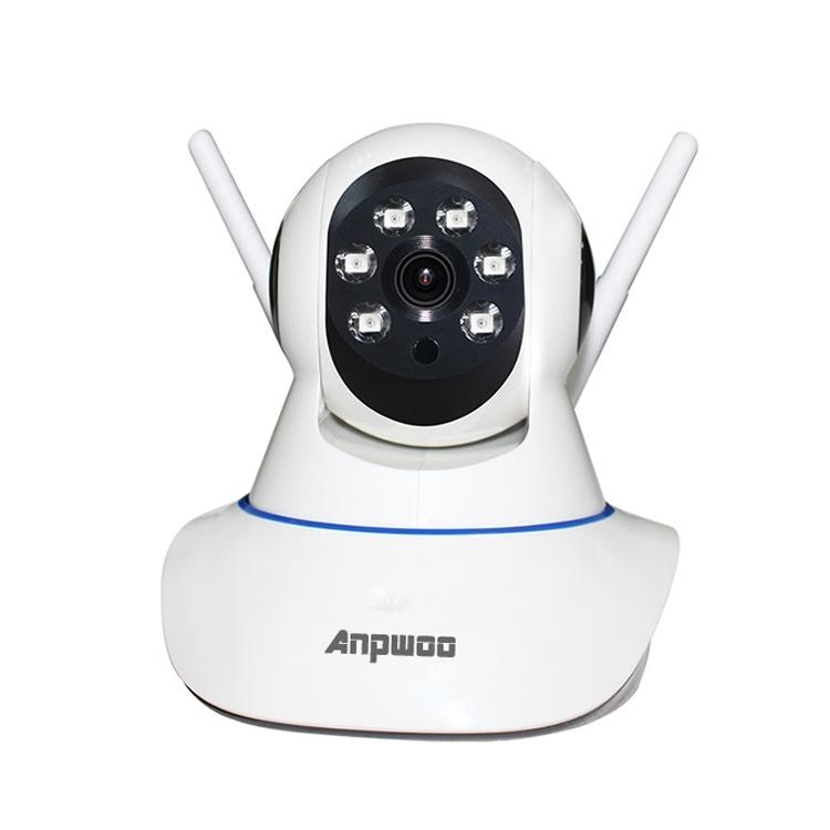 720P Hd Wifi Ip Camera With Motion Detection And Night Vision White
