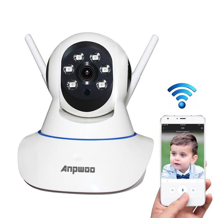 720P Hd Wifi Ip Camera With Motion Detection And Night Vision White