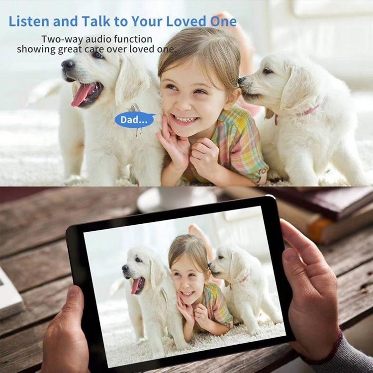 720P Hd Wifi Ip Camera With Motion Detection And Night Vision White