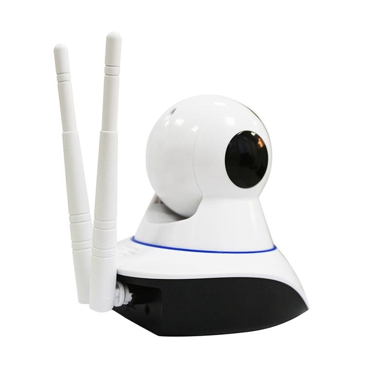 720P Hd Wifi Ip Camera With Motion Detection And Night Vision White