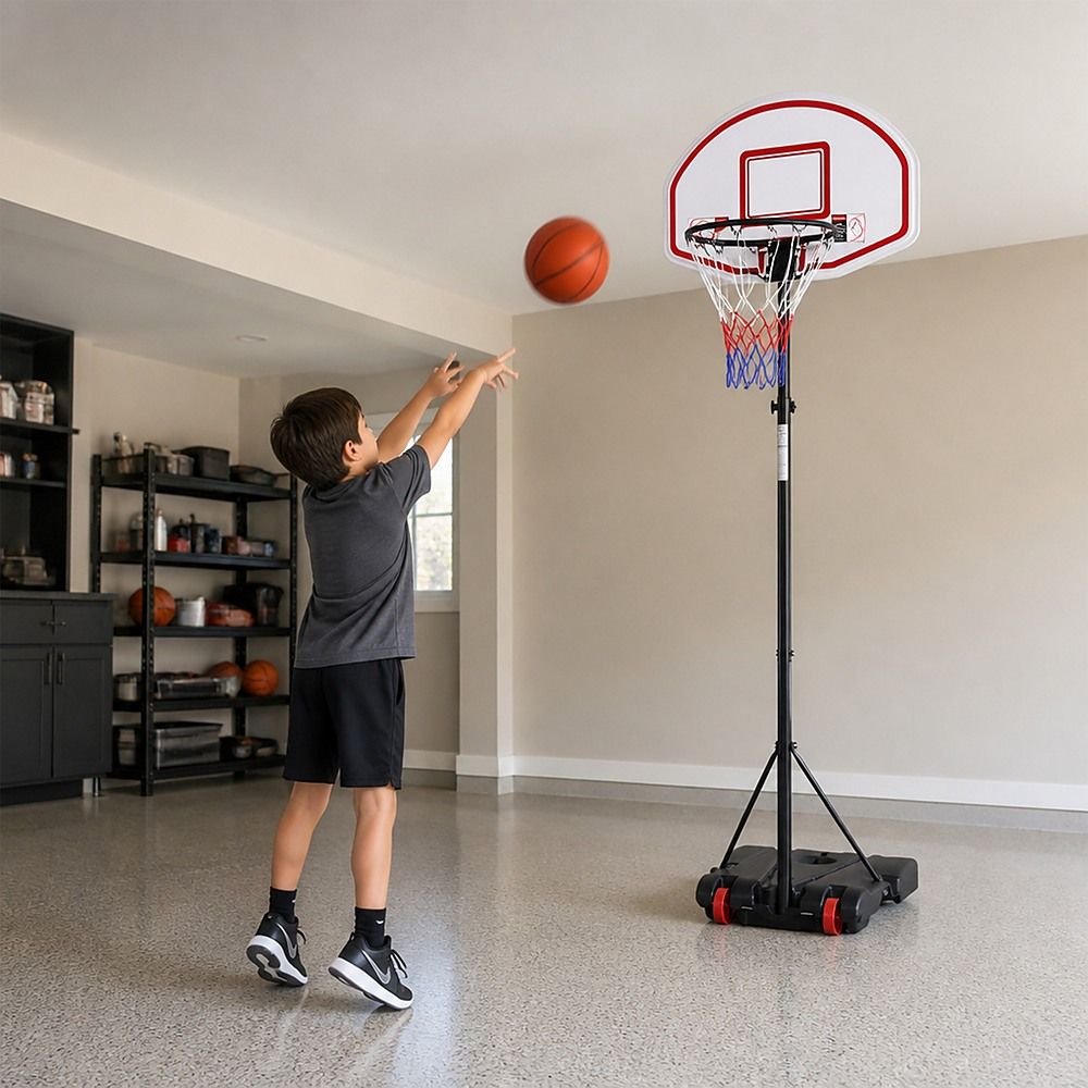 Basketball Ring Hoop Height Adjustable Portable Set