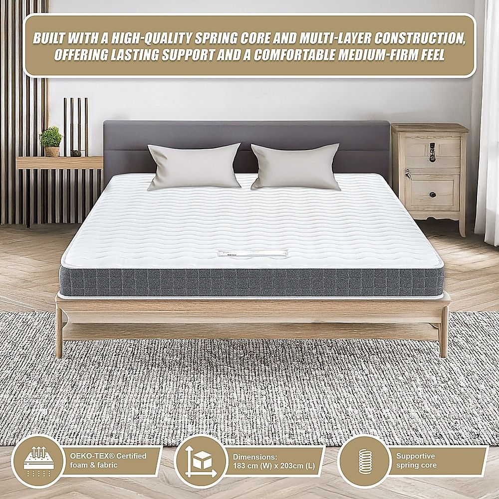 King Memory Foam Mattress – OEKO-TEX® Textile & CertiPUR-US® Certified Foam