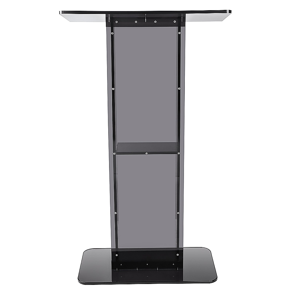 120cm Acrylic Podium Stand Black