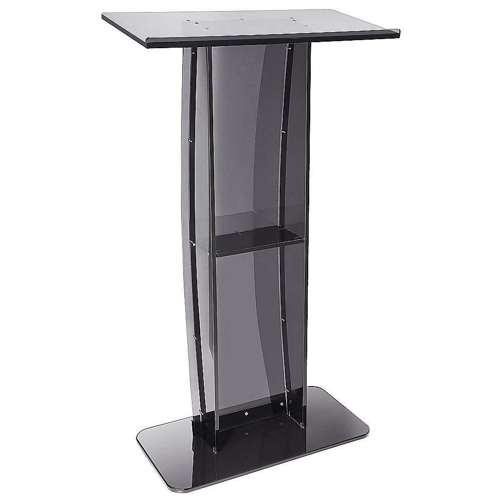 120cm Acrylic Podium Stand Black