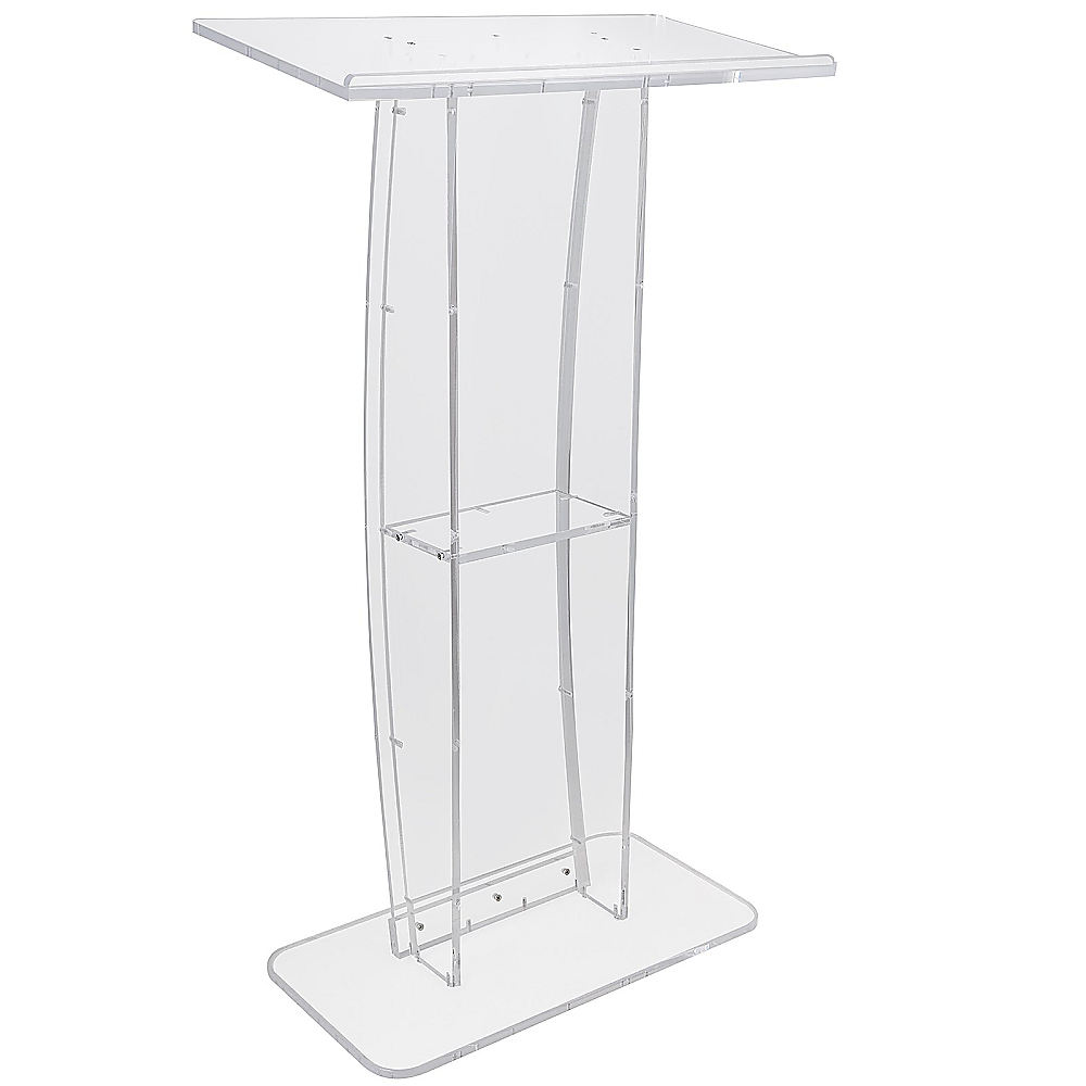 120cm Acrylic Podium Stand Transparent