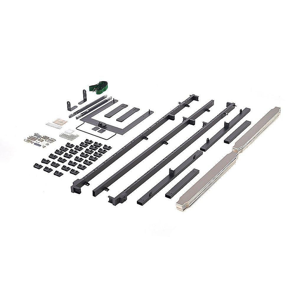 King-single DIY Wall Bed Hardware Kit with Gold handle – Frame & Mechanism for Custom Build