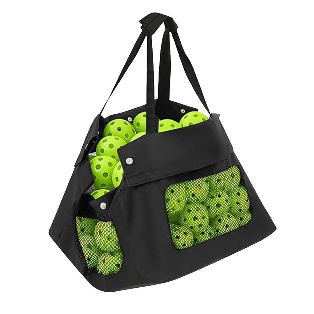 Ball Caddy with Wheels Portable Cart Holds 140 Pickleballs or 175 Tennis Balls