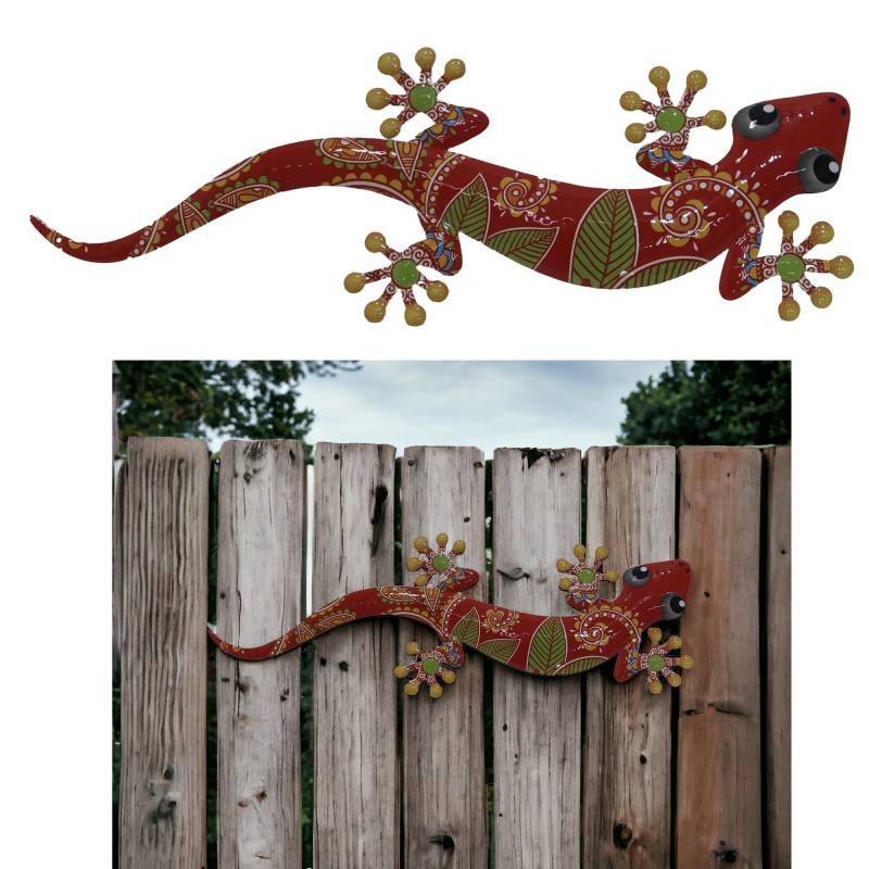 Gecko Wall Decor 51x18cm