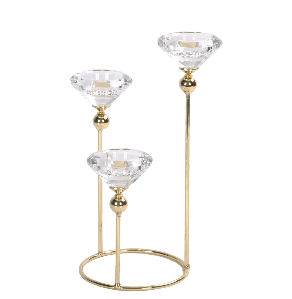 Diamond Shape Tealight Candle Holder 25cm