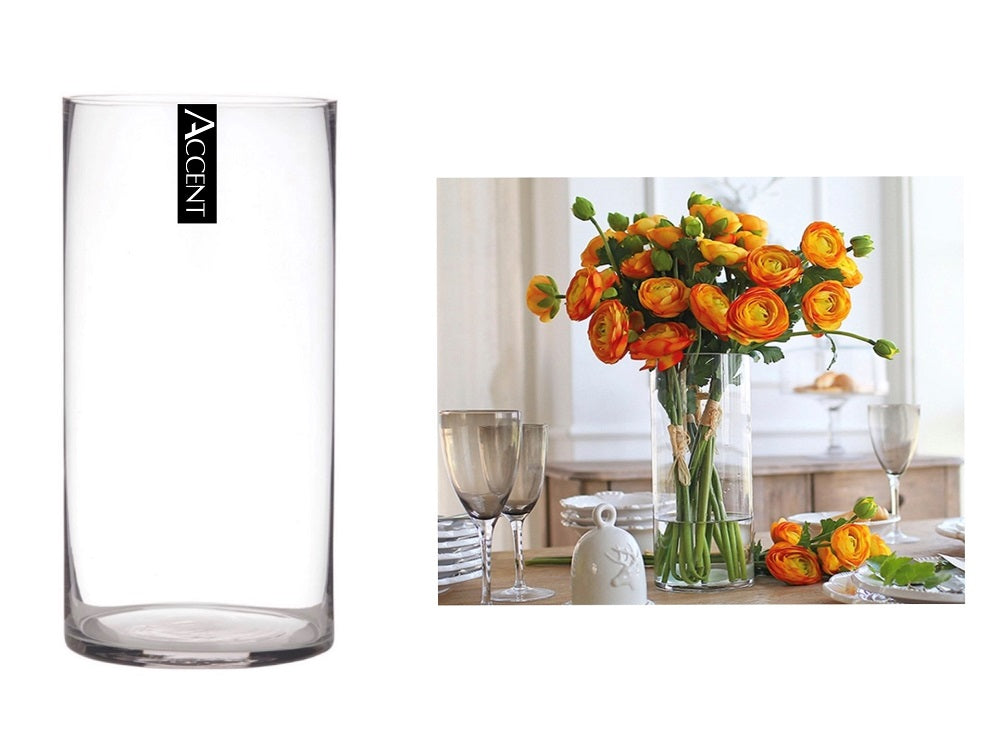 bulk 4 Glass Cylinder Vase 50cm