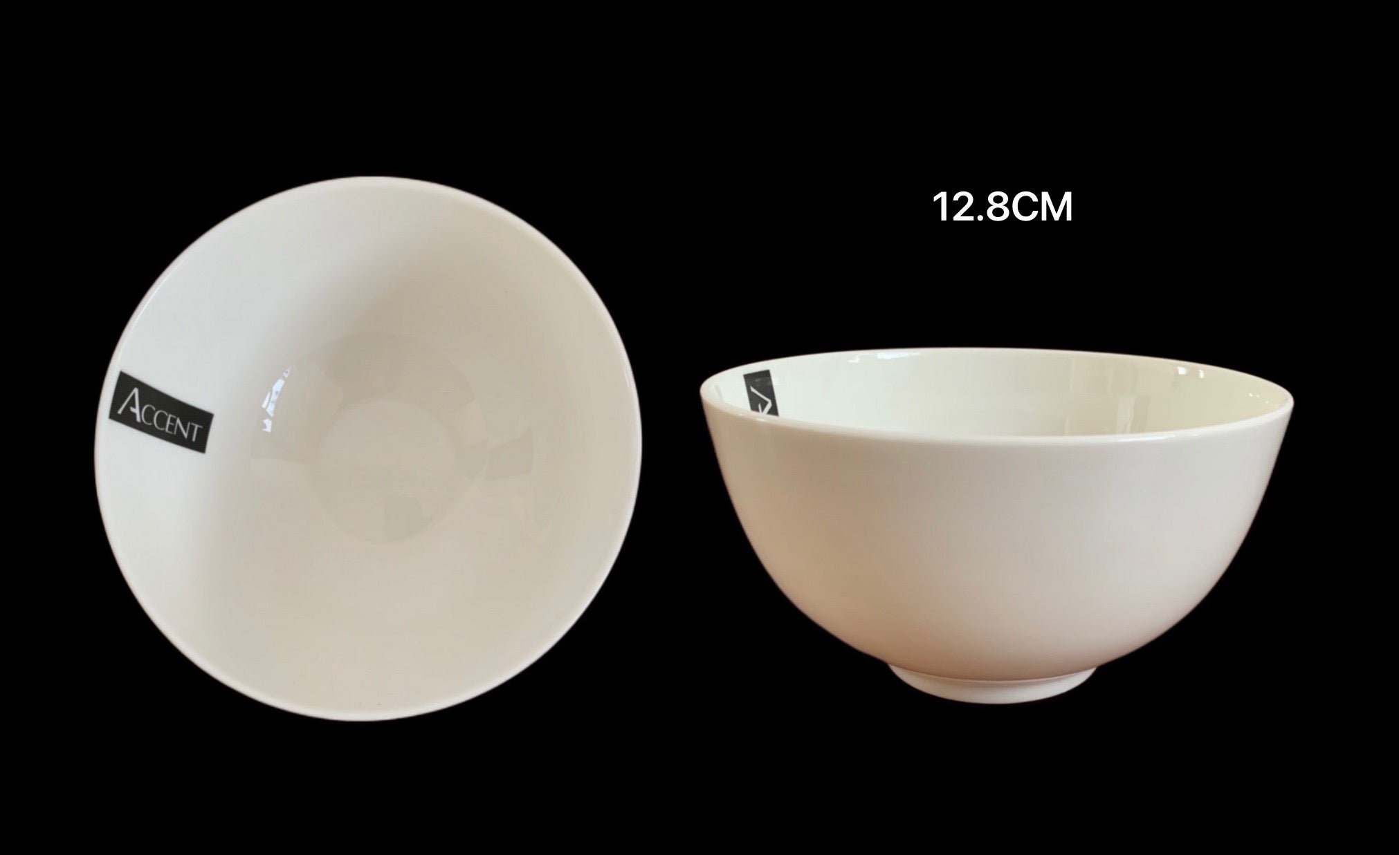 bulk 24 White Bone China Bowl 13x7cm