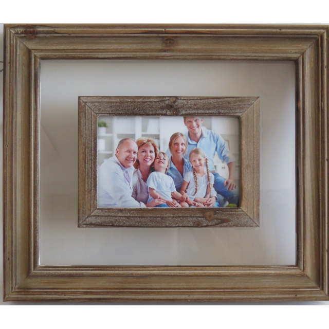 Single Glass Frame Photo Frame w Stand & Hook 32cm