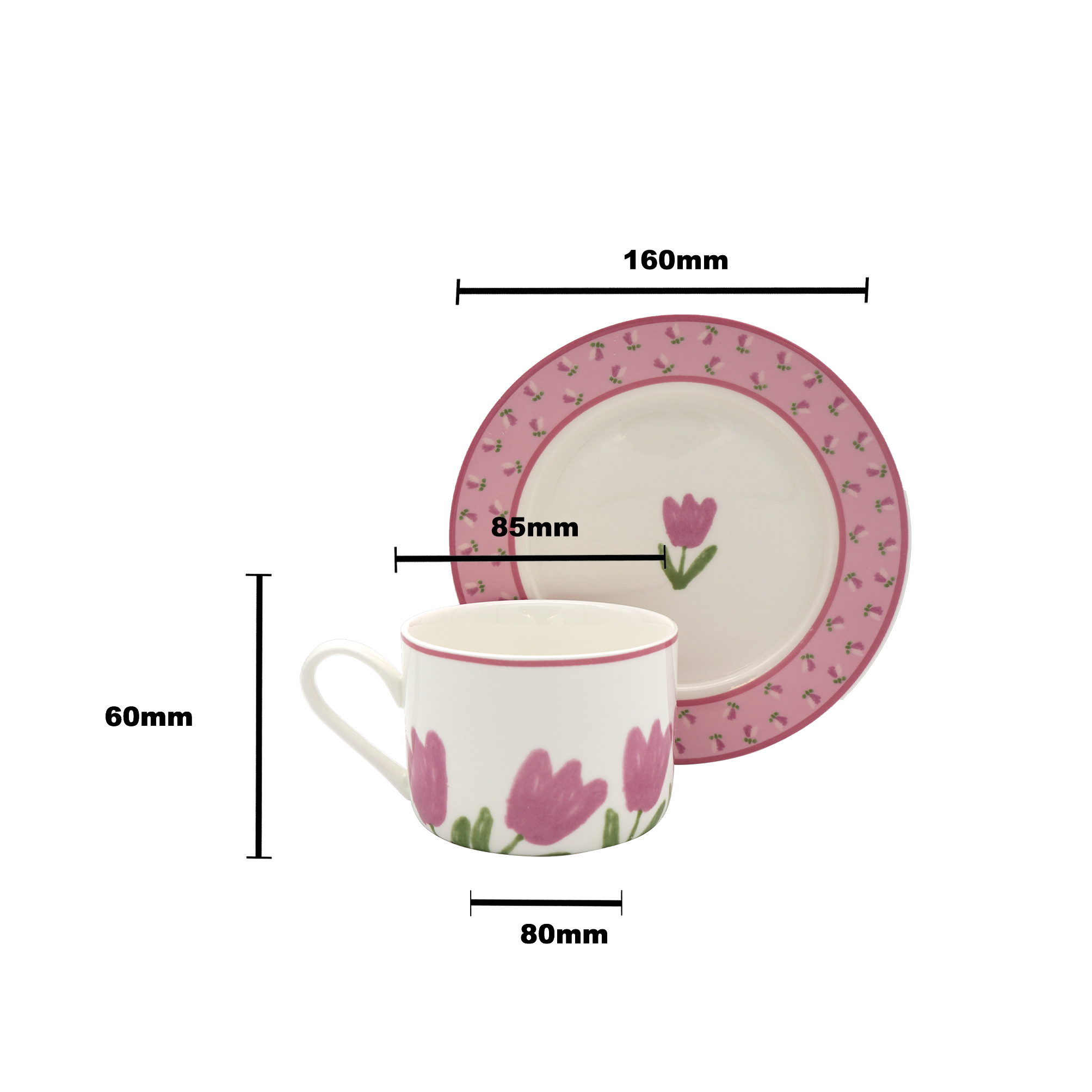 Springs Springs Cup and Saucer - 220ml