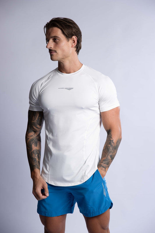 HARD HITTERS PRO-TECH PERFORMANCE TEE WHITE LARGE