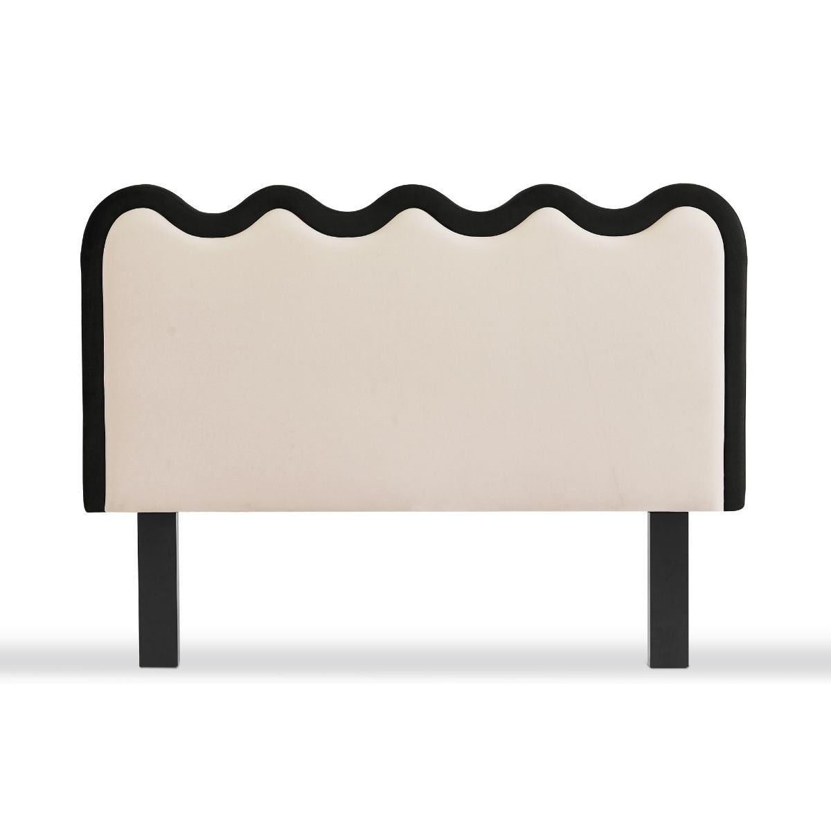 Cole White Boucle Fabric Bed Head Queen — free download