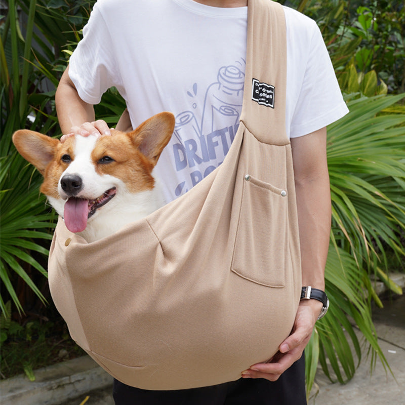 apricot Pet Carrier Sling Bag for Small Dogs and Cats - Up to 15kg