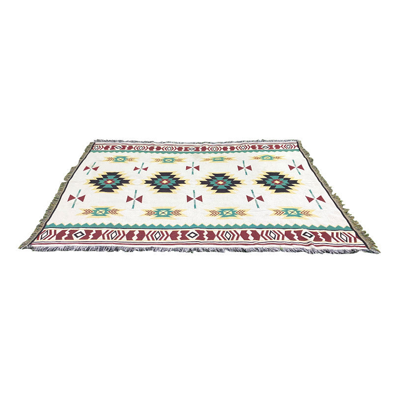 180*260cm Bohemian Picnic Blanket, Waterproof Camping Blanket, Outdoor Rug for Camping, Picnic, Beach