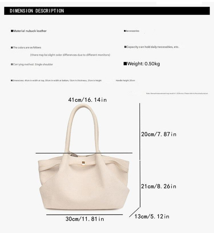 Dark Brown Elegant PU Tote Bag - Soft and Stylish Handbag for Everyday Use