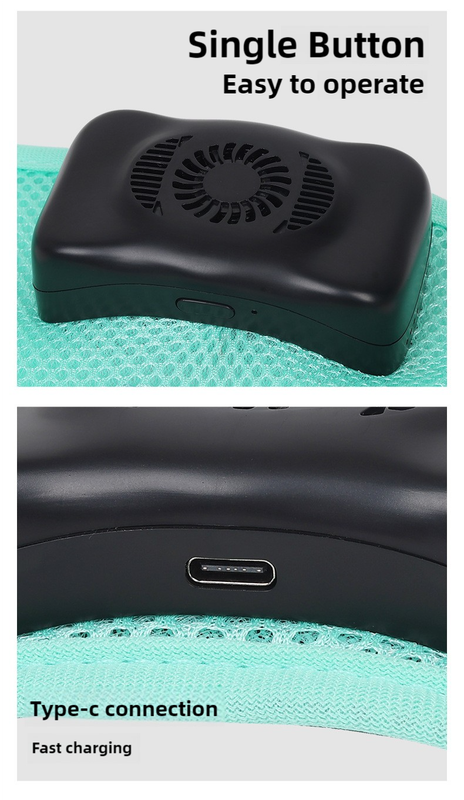 Size M Pink Pet Cooling Harness LED Lights & Leash - Summer Relief for Small Dogs and Cats