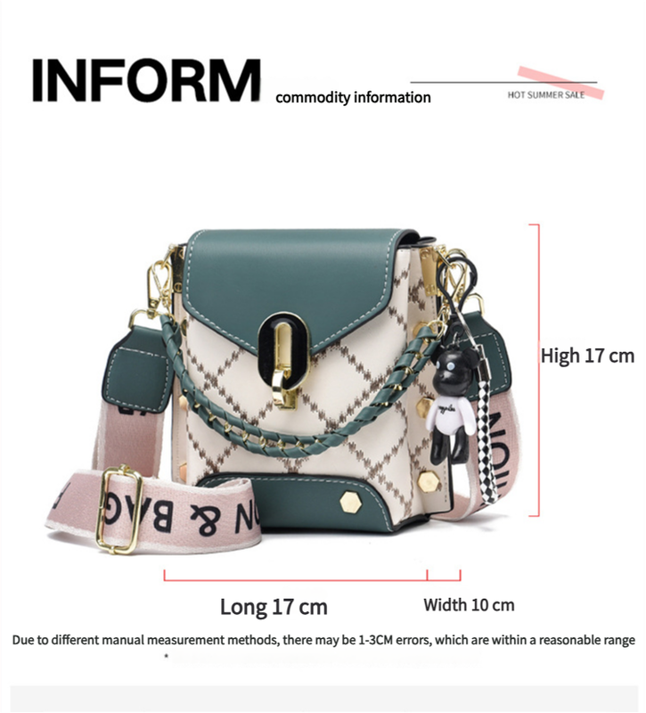 White Stylish Korean Minimalist Crossbody Bag - Elegant Small Square Shoulder Bag with Phone Pocket